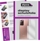 dipos I 6x Beschermfolie helder compatibel met Samsung Galaxy Note 20 Ultra Achterkant Folie screen-protector (expres kleiner dan het glas omdat het gebogen is)