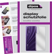 dipos I 2x Beschermfolie helder compatibel met ZTE A20 5G Achterkant Folie screen-protector (expres kleiner dan het glas omdat het gebogen is)