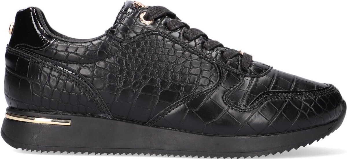 Mexx Eke Lage sneakers - Dames - Zwart - Maat 40 | bol.com