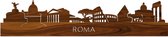 Skyline Rome Palissander hout - 100 cm - Woondecoratie design - Wanddecoratie met LED verlichting