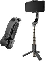 Bovadi L08 Mini Gimbal - Anti Shake 360 & Follow Target - TikTok - Vloggen - Smartphone Stabilizer - Zwart
