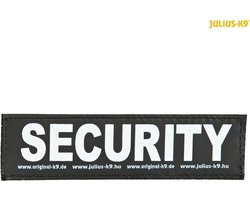 Julius K9 Tekstlabel – Security groot