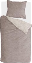 Walra Dekbedovertrek Casual Beauty - 155x220 - 100% Katoen - Taupe / Zand
