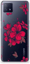 Foto hoesje OPPO A53 5G | OPPO A73 5G Telefoon Hoesje Blossom Red