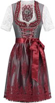 Dirndl Oudzilver-Boredeaux deluxe Star Collection