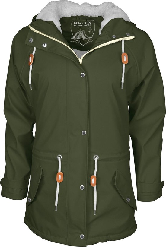 Pro-X Elements - XPlus stretch regenjas voor dames - Kira - Donkergroen - maat 40