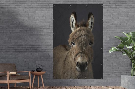 Portrait chevalet Affiche de jardin 100x200 cm - Toile de jardin / Toile d'extérieur / Peintures d'extérieur (décoration de jardin) XXL / Groot format!