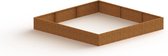 MySteel Cortenstaal plantenbak Miami xxl 3000x3000   - Hoogte: 1000mm