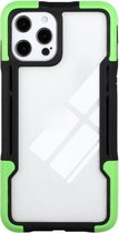 TPU + pc + acryl 3 in 1 schokbestendige beschermhoes voor iPhone 13 Pro (groen)