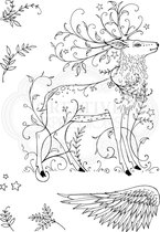 Stempel - Creative Expressions - Pink ink - Clear stamp - Stag