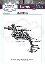 Creative Expressions Cling stamp - Dieren - Zeepaardje - 13 x 10cm
