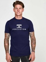 JORCUSTOM Trademark Slim Fit T-Shirt - Navy - Volwassenen - Maat S