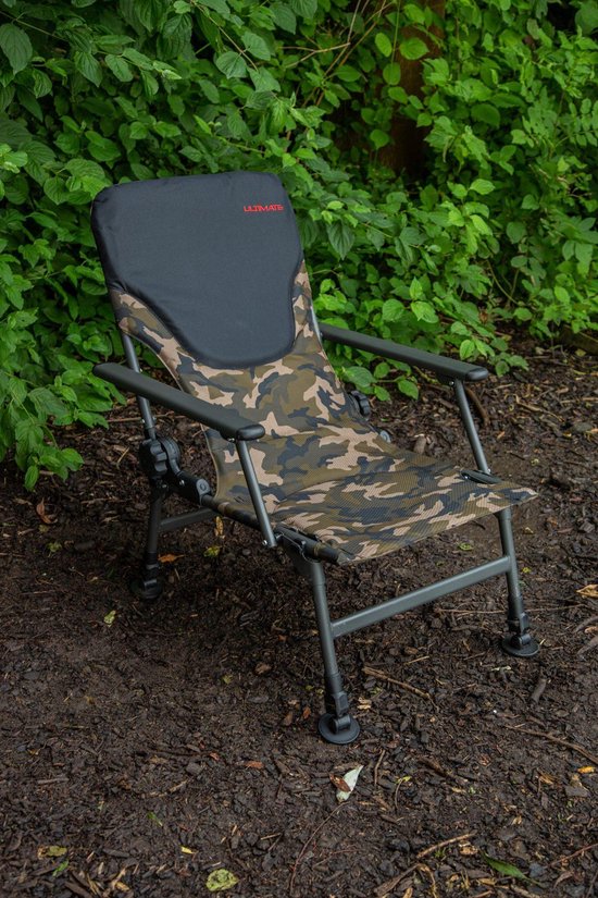 Ultimate COM4 Recliner Comfort Chair Camo Karperstoel - Karperstoel van Merkloos — afbeelding 3