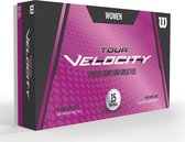 Wilson Tour Velocity 2020 Ladies Golfballen - 15 Stuks