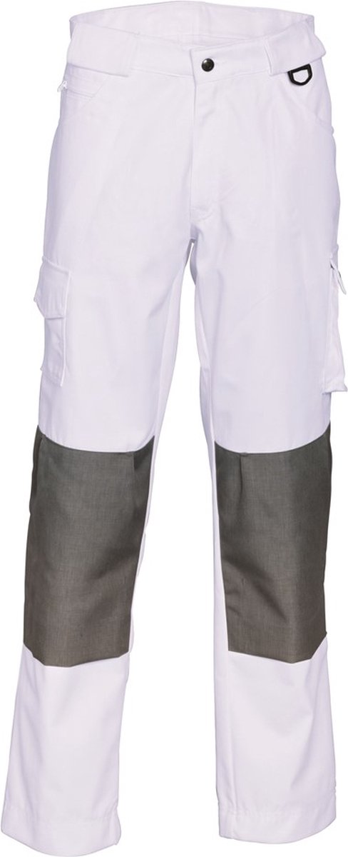 HAVEP Werkbroek Worker kniezakken 8597 - Wit/Grijs - 56