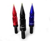 Wielbouten - M12x1,5 / M12x1.5 Bouten -28mm - Red spikes - 3 Delig - Multifunctioneel - Schuifbout