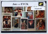 Jan van Eyck – Luxe postzegel pakket (A6 formaat) : collectie van verschillende postzegels van Jan van Eyck – kan als ansichtkaart in een A6 envelop - authentiek cadeau - kado - ge