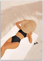 Fashion Luxe Minimalistische Print Poster Wall Art Kunst Canvas Printing Op Papier Living Decoratie 50X80cm Multi-color