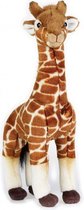 knuffel giraffe junior 35 cm pluche bruin