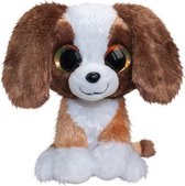 Knuffel Lumo Dog Wuff 15 cm bruin