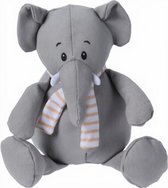 knuffelolifant 25 cm pluche grijs