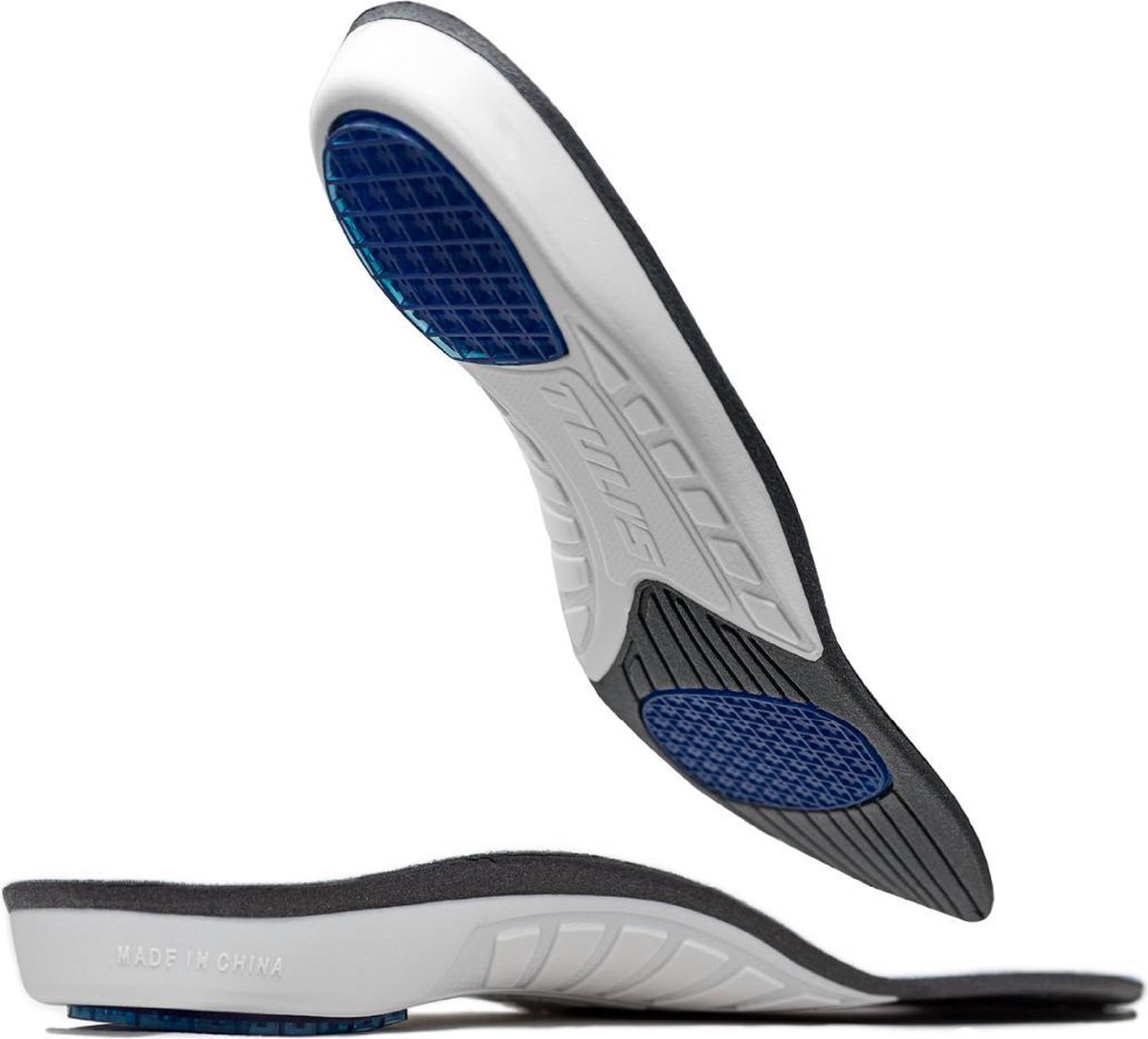 Tuli's Peesplaatontsteking steunzolen / Plantar Fascia - Stijve voetboogondersteuning - Gel schokdemping- Schoenmaat: 36-38 (26cm)