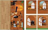decoratiestickers Safari Cabin 6-delig