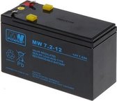 WL4 SB-12-72 accu 12VDC 7,2Ah voor bijvoorbeeld een zonnepaneel, alarm, UPS of toegangscontrole installatie