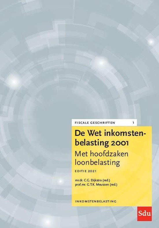 Fiscale geschriften 1 -   De Wet Inkomstenbelasting 2001, Ed ... - cover
