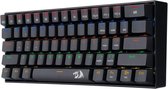 Redragon K606R Lakhsmi 60% Gaming Keyboard | Connexion latérale - Éclairage LED arc -en- Rainbow - Clavier mécanique résistant aux éclaboussures
