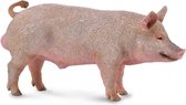 speelfiguur varken roze 11 x 5 cm