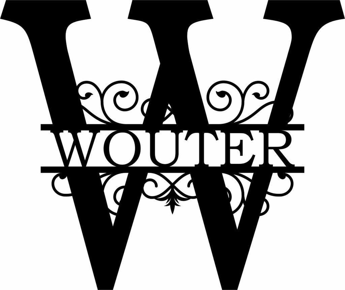Wanddecoratie | Gepersonaliseerde letters A t/m Z