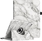 iPad 2021 Hoes - 10.2 inch - iPad 2021 Hoes 360 Graden Book Case - Marmer