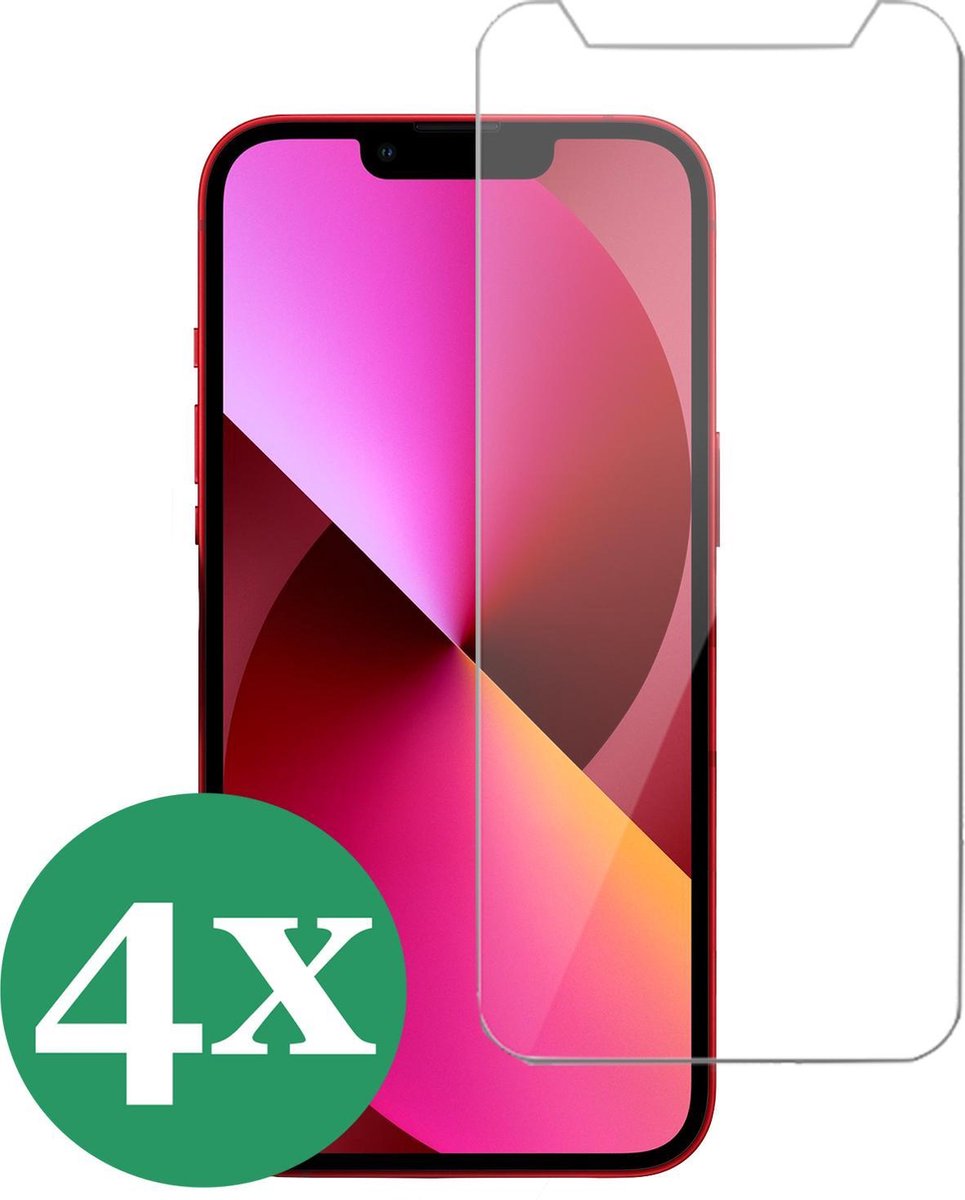 Screenprotector geschikt voor iPhone 11 Pro - Beschermglas Screen Protector Glas - 4 Stuks
