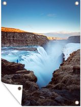 Affiche de jardin - Toile jardin - Affiches jardin extérieur - Islande - Cascade - Montagnes - Posters de jardin cm - Jardin