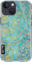 Casetastic Apple iPhone 13 mini Hoesje - Softcover Hoesje met Design - Sapphire Mandala Print