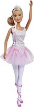 pop Steffi Love Ballerina meisjes 29 cm roze/wit
