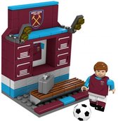 bouwpakket kleedkamer West Ham 13 x 10 cm 92-delig