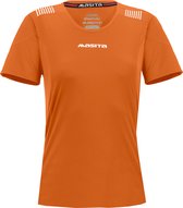 Masita | Sportshirt Dames Korte Mouw - Climatech Stevig & Ademend - Teamlijn Porto - ORANGE/WHITE - 34