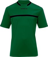 Masita | Sportshirt Dames & Heren Korte Mouw - Brasil - Sneldrogende Climatech - Groen-Zwart - S