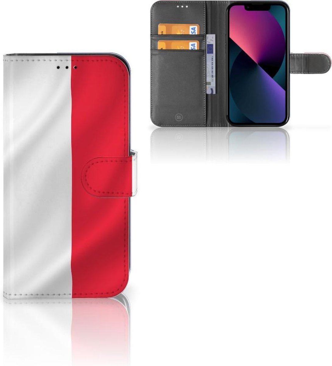 Boekhoesje voor Apple iPhone 13 Bookstyle Case Frankrijk