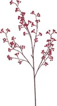 Kunstbloem Viburnum 95 cm rood