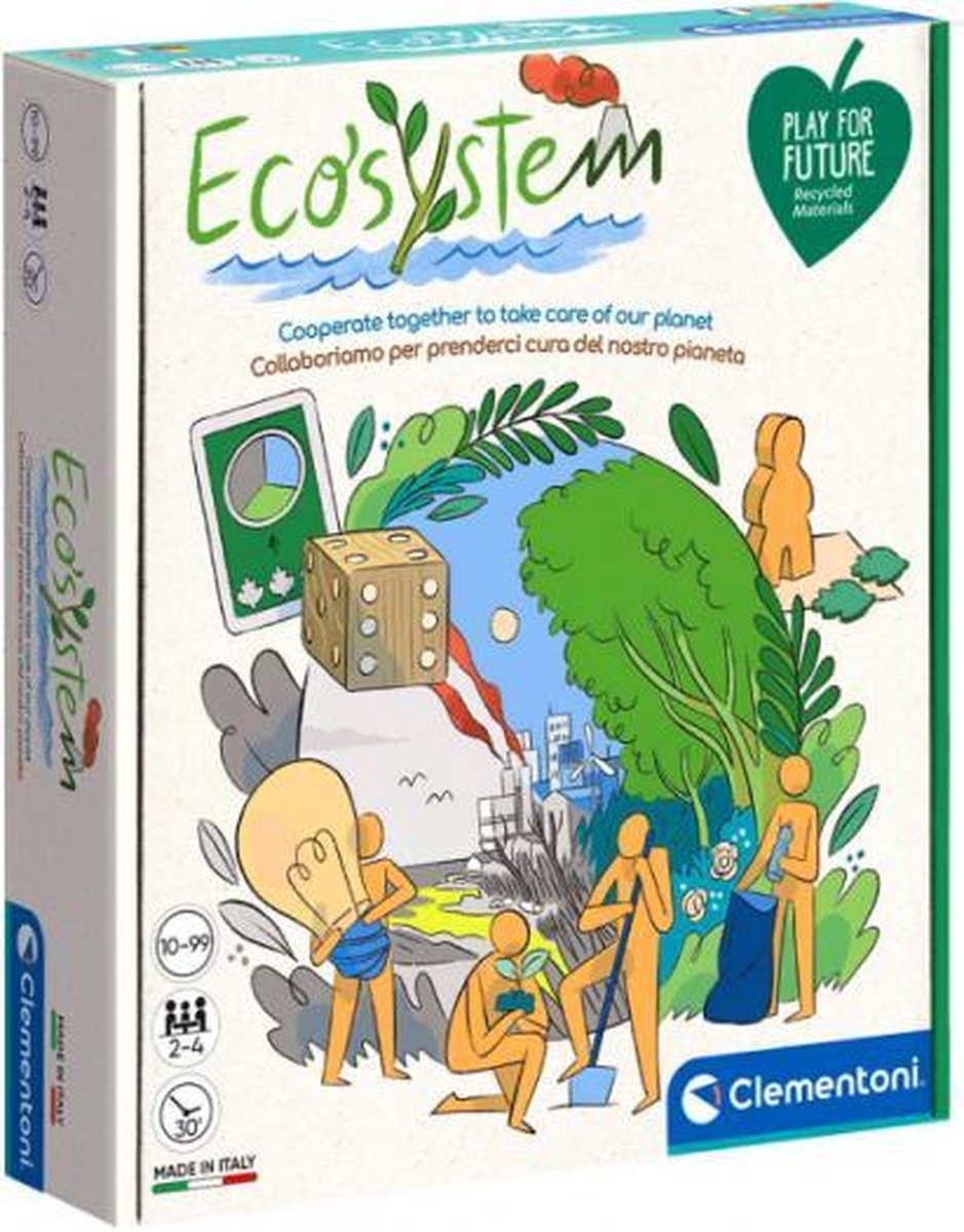 bordspel Ecosystem junior karton groen/wit 148-delig