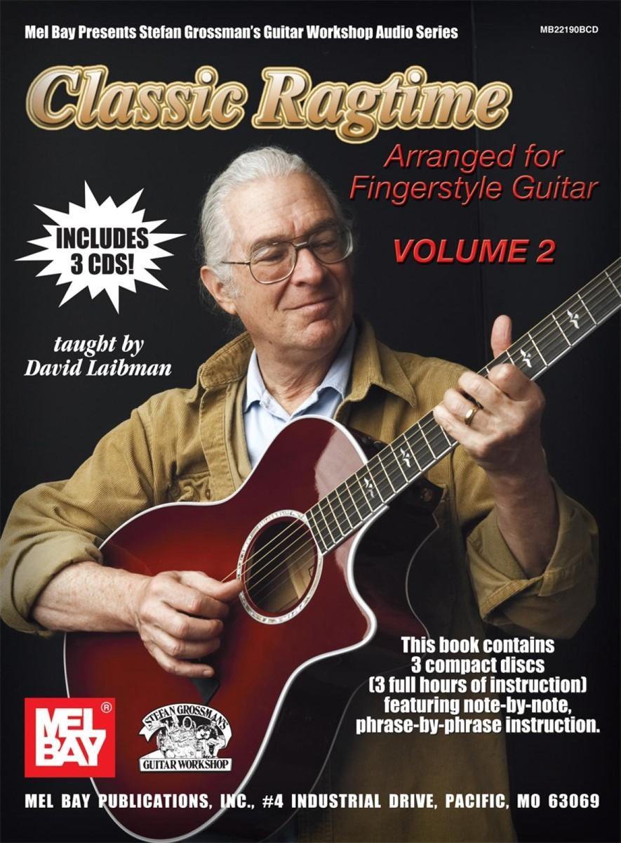David Laibman - Classic Ragtime Volume 2 Arranged For Fingerstyle Guitar (3 CD)