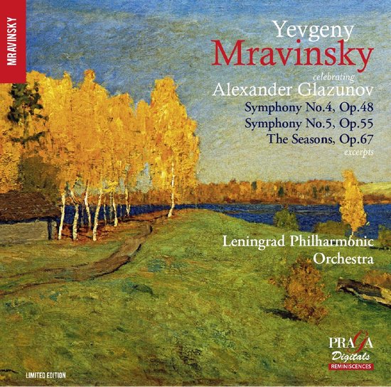Leningrad Philharmonic, Yevgeny Mravinsky - Tribute To Glazunov In His Native St.Petersburg (CD)