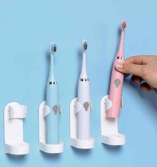 Porte-brosse à dents électrique mural, lot de 4, organiseur de brosse à Porte-brosse à dents électrique mural, lot de 4, organiseur de brosse à