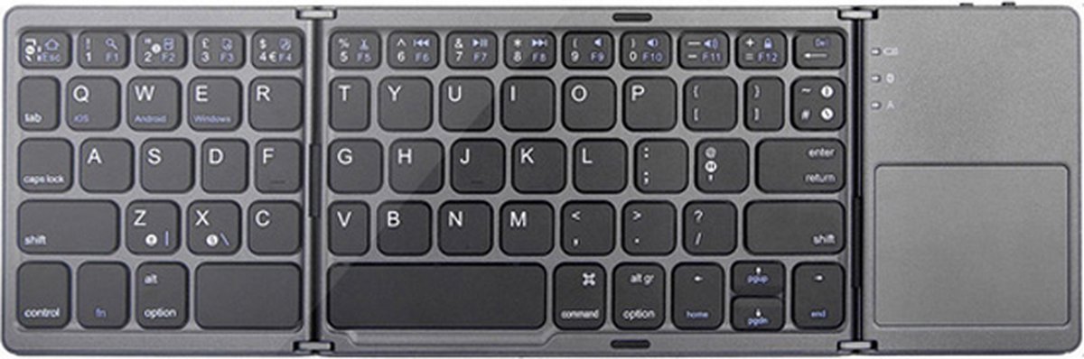Clavier,Mini clavier Bluetooth pliable sans fil,avec pavé tactile,pour  Windows,Android,IOS,téléphone,bouton - B033-White - Cdiscount Informatique