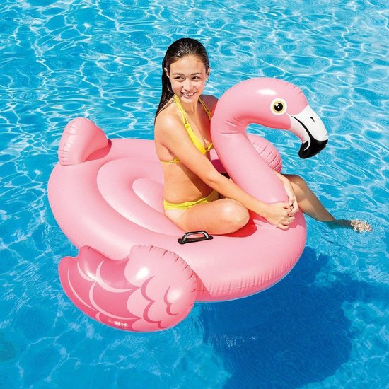 Intex Pink Flamingo Ride-ON - Age 3+ - Intex