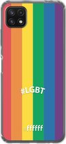 6F hoesje - geschikt voor Samsung Galaxy A22 5G -  Transparant TPU Case - #LGBT - #LGBT #ffffff
