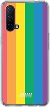 6F hoesje - geschikt voor OnePlus Nord CE 5G -  Transparant TPU Case - #LGBT #ffffff